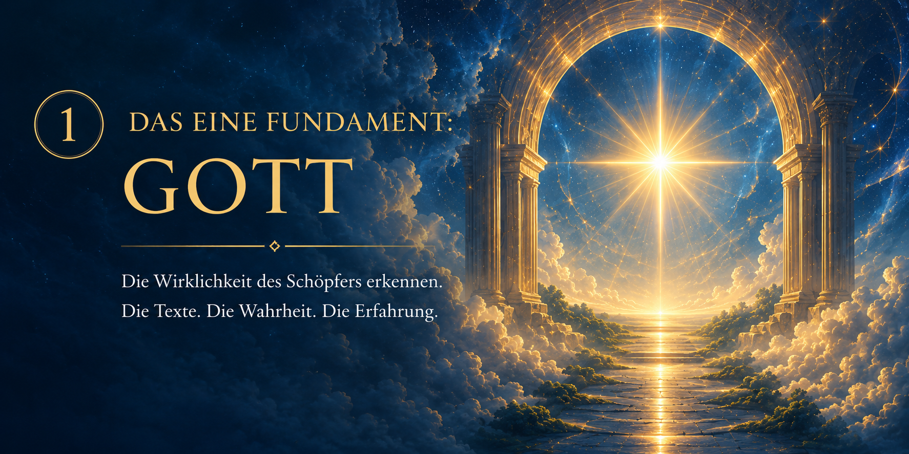 Das eine Fundament: Gott