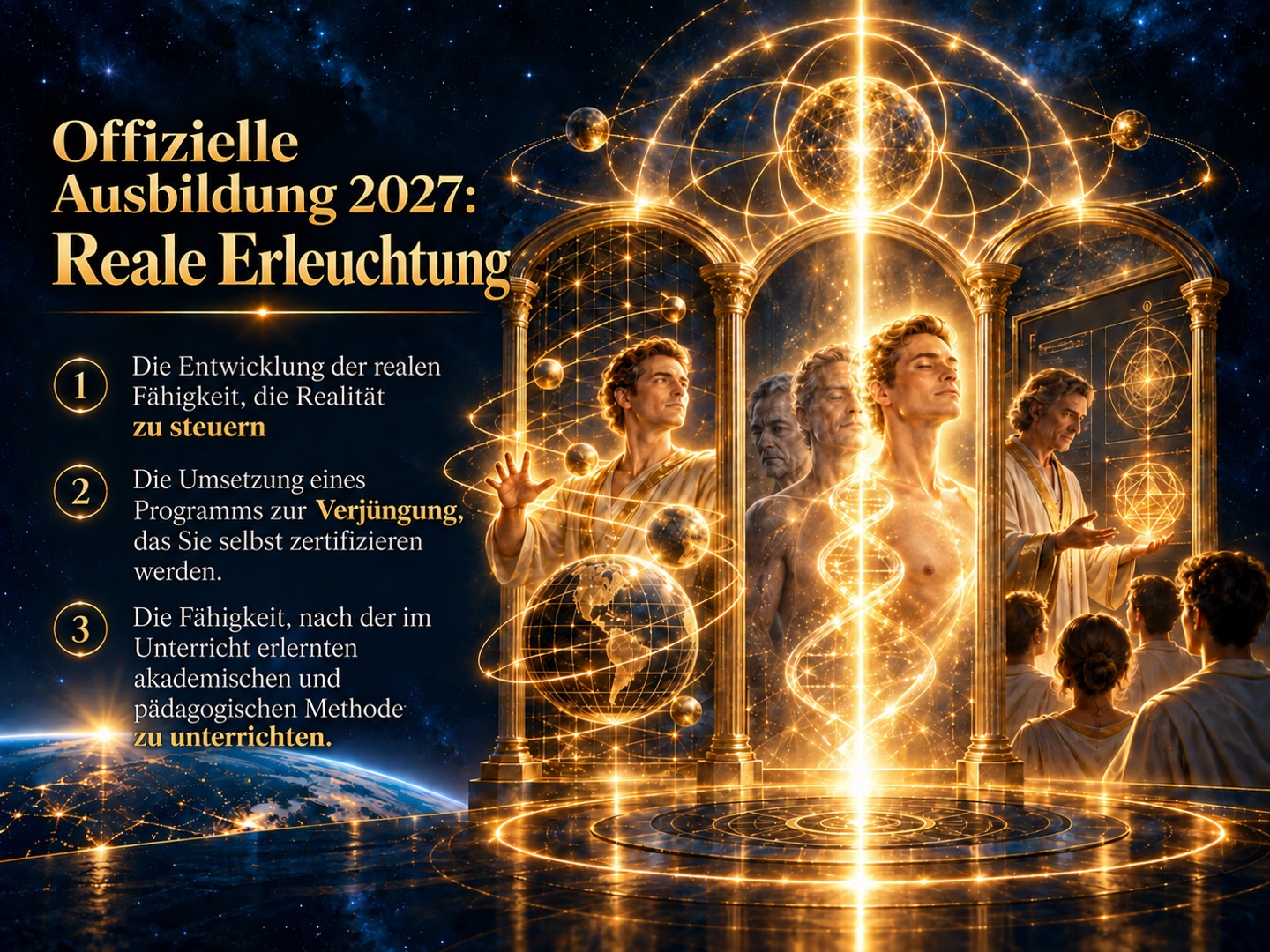 Zugang zur Neuen Realität mit Grigori Grabovoi — Offizielle Ausbildung 2027